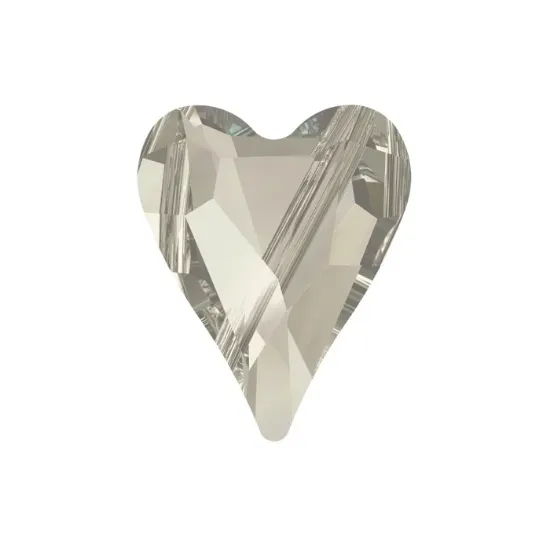 Picture of Swarovski 5743  Wild Heart 12mm Crystal Silver Shade x1