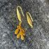 Picture of Stainless Steel Pendant Leafy Branch 18x9x1mm Gold x1