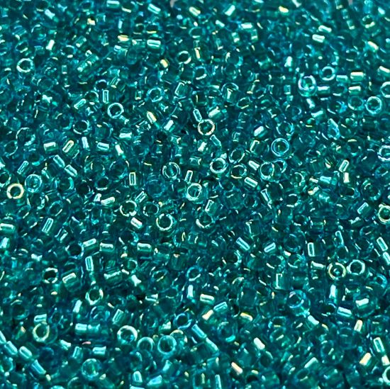 Picture of Miyuki Delica 11/0 DB2380 Fancy Lined Teal Green x10g