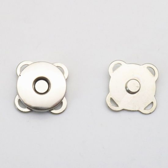 Picture of Magnetic Snap Button 14mm Silver x1