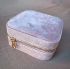Picture of Velvet Jewelry Box Mirror & 2 Compartments 10x10x5cm Vintage Pink x1