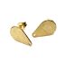 Picture of Stainless Steel Ear stud 16x10.5mm drop Japanese Motive Gold x2