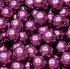 Picture of Acrylic Beads 8mm round Purple Pearl x100 