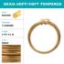 Picture of Wire Elements Tarnish-Resistant Wire 12 Gauge (2mm) round Soft Temper Gold x1.5m 