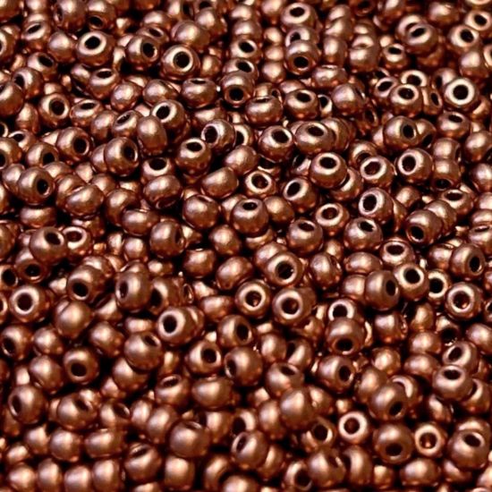 Picture of Czech Seed Beads 11/0 Bronze Copper x10g
