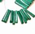 Picture of Malachite (natural) bead 20-22x4mm stick x10