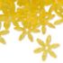 Picture of Acrylic Flower Spacer Bead 18x18mm Transparent Sun Yellow x10