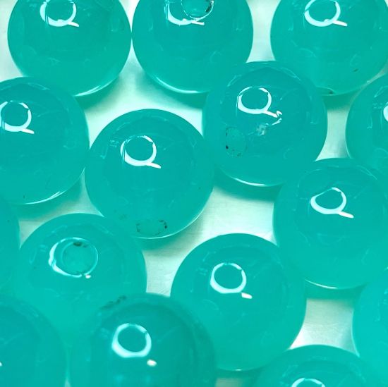 Picture of Acrylic Beads 14mm Mystic Teal x10