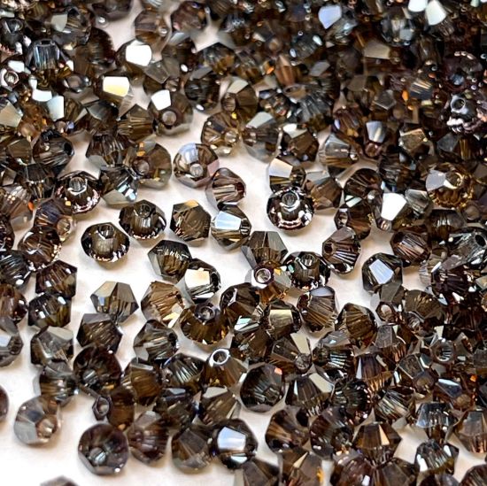 Picture of Swarovski 5328 Xilion Bead 3mm Crystal Bronze Shade x100