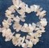 Picture of Quartz bead Top-drilled Large chip Rose-Crystal x35cm