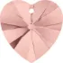 Picture of Swarovski 6228 Xilion Heart Pendant 40mm Rosaline x1