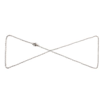 Image de Stainless Steel Necklace cable 45cm x10