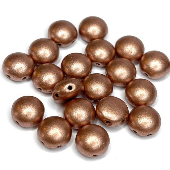 Picture of Candy Beads 8mm Vintage Copper x10