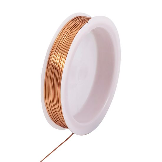Picture of Bare Copper Wire 22 Gauge (.6mm) x18m