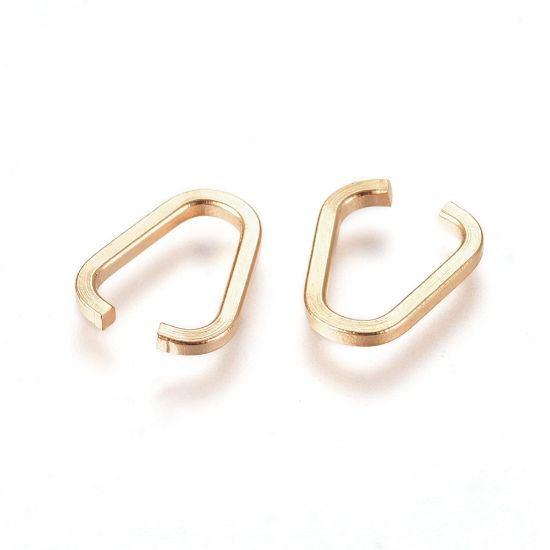 Picture of Stainless Steel Open Link 10mm Gold x10