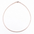 Picture of Stainless Steel Snake Chain Choker Necklaces with Lobster clasp 45cm Rose Gold x1