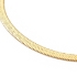 Picture of Stainless Steel Bracelet Herringbone chain 18kt Gold Plated x1