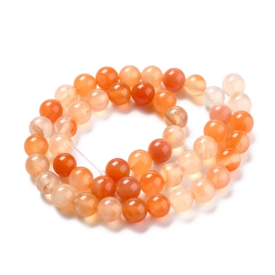 Picture of Carnelian bead 8mm round x38cm