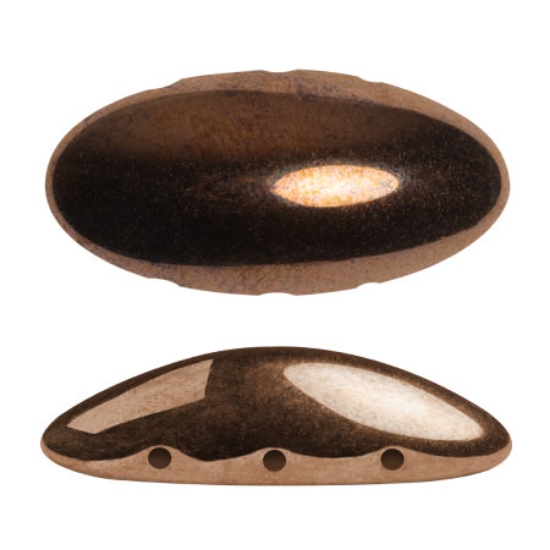 Picture of Athos 3-hole Par Puca bead 20x10mm Dark Bronze  x1