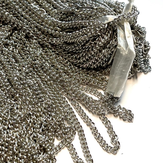 Picture of MINIMUM ORDER 50 EURO -  Chain Necklace 46cm Silver x50