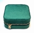 Picture of Velvet Jewelry Box Mirror & 2 Compartments 10x10x5cm Emerald x1