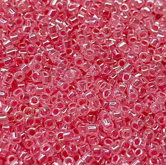 Picture of Miyuki Delica 11/0 DB236 Crystal Luster Rose Lined  x10g