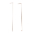 Picture of Stainless Steel Ear Thread 10cm Rose Gold x2 