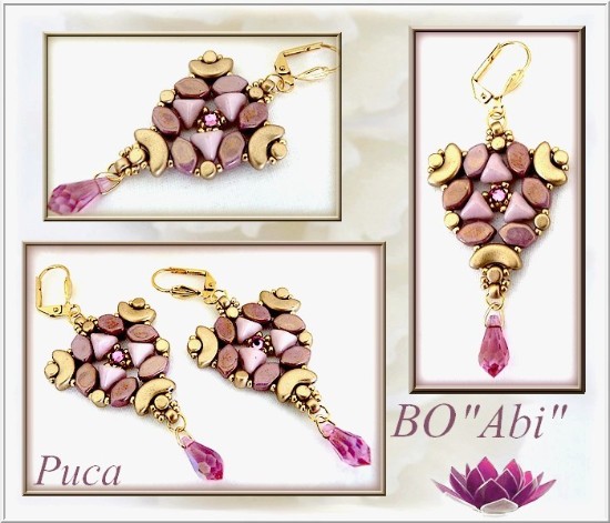 Afbeeldingen van Earrings "Abi" par Puca - Instant Download or Printed Copy