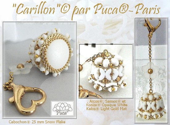 Изображение Beading Kit  - Bells  « Carillon » © par PUCA White x1