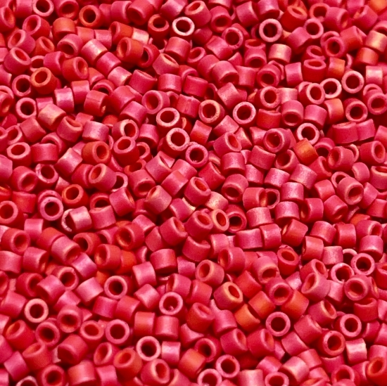 Picture of Miyuki Delica 11/0 DB362 Opaque Red Mat x10g