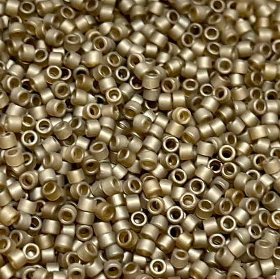 Picture of Miyuki Delica 11/0 DB384 Transparent Matte Luster Khaki x10g