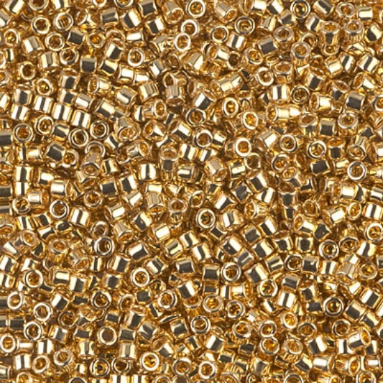 Picture of Miyuki Delica 10/0 DBM31 24Kt Gold Plated x5g