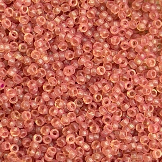 Picture of Miyuki Rocaille 15/0 1602 Dyed Semi-Frosted Transparent Cinnamon x10g