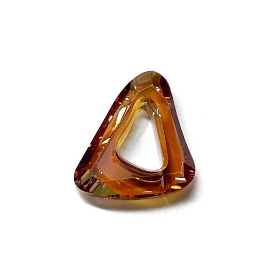 Picture of Swarovski 4736 Organic Cosmic Triangle 20mm Copper x1