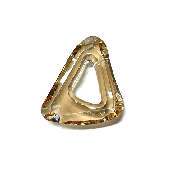 Picture of Swarovski 4736 Organic Cosmic Triangle 20mm Golden Shadow x1