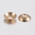 Picture of Stainless Steel Bead Cap 6mm 18kt Gold Plated x20
