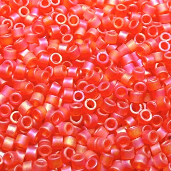 Bild von Miyuki Delica 11/0 DB856 Mat Light Red AB x10g