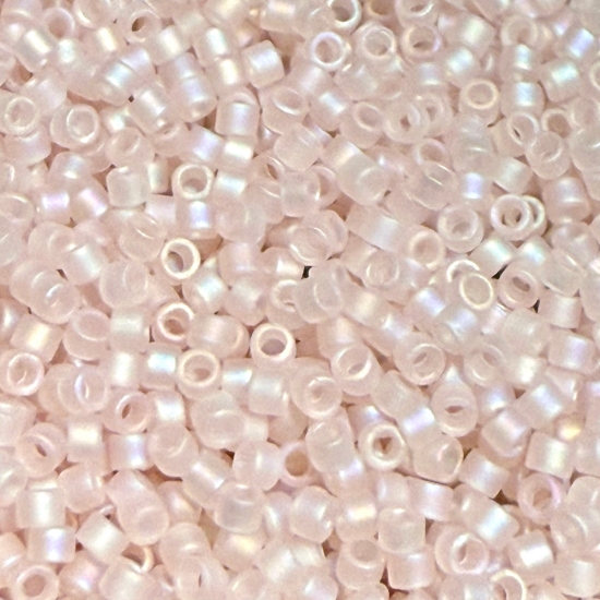 Picture of Miyuki Delica 11/0 DB868 Mat Transparent Pink AB x10g