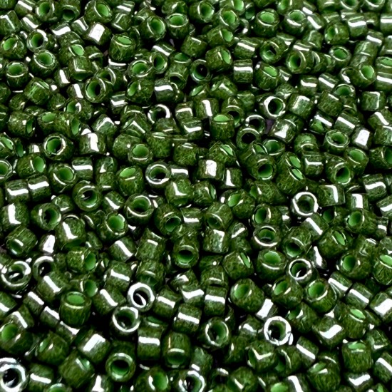 Picture of Miyuki Delica 11/0 DB663 Dyed Opaque Forest Green x10g