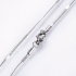 Picture of Stainless Steel Necklace flat snake chain 45cm x1