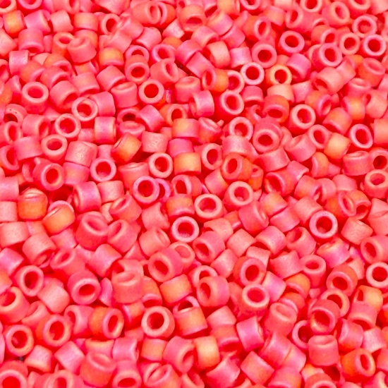 Picture of Miyuki Delica 11/0 DB873 Mat Opaque Cranberry AB x10g