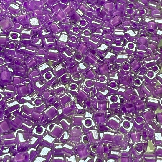 Picture of Miyuki Cubes 1.8mm 222 Orchid Lined Crystal x10g