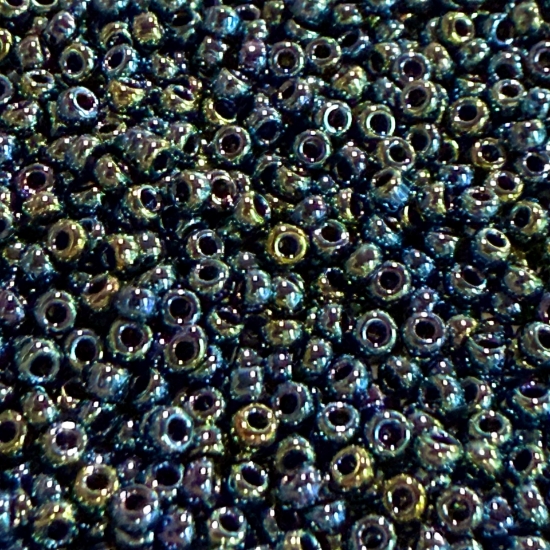 Picture of Miyuki Rocaille 11/0 456 Gunmetal Iris x10g