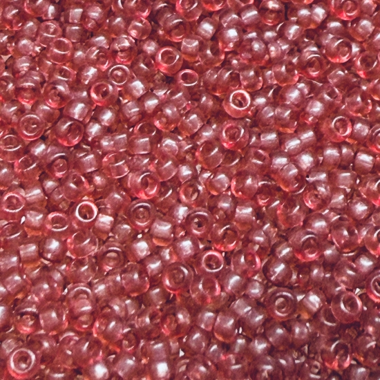 Picture of Miyuki Seed Beads 15/0 1621 Dyed Semi-Frosted Transparent Berry x10g