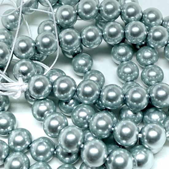 Picture of Preciosa Nacre Round Maxima 6mm Light Blue Pearl x50
