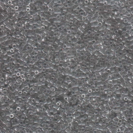 Picture of Miyuki Delica 11/0 DB1408 Transparent Crystal Grey Ice x10g