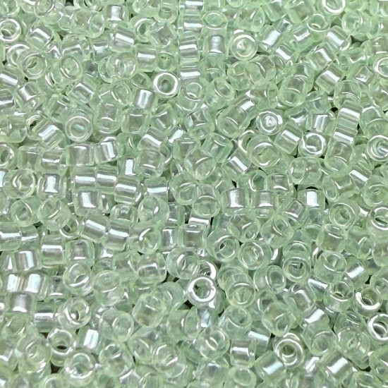Picture of Miyuki Delica 11/0 DB1474  Transparent Pale Green Mist Luster x10g