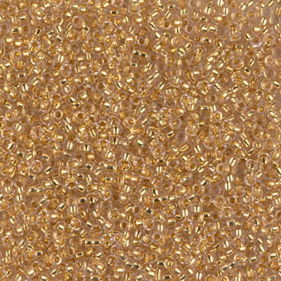 Picture of Miyuki Rocaille 15/0 195 24Kt Gold Lined Crystal x5g
