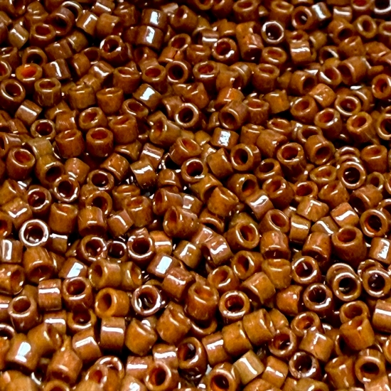 Picture of Miyuki Delica 11/0 DB2142 Duracoat Opaque Cognac x10g