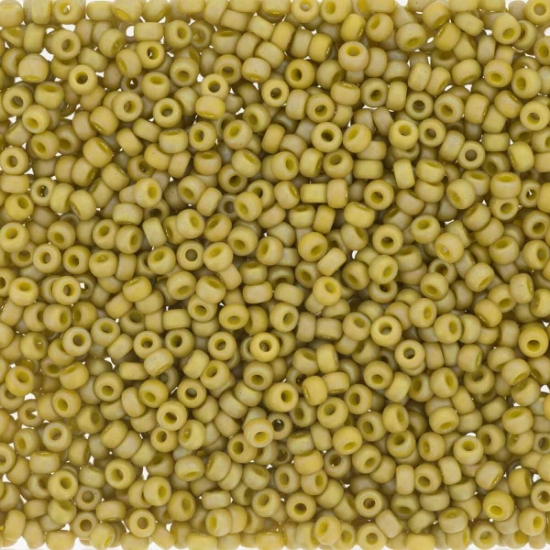 Picture of Miyuki Rocaille 15/0 4693 Opaque Glazed Rainbow Pistachio x10g